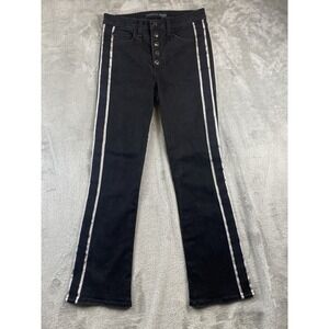 Veronica Beard Jeans Women's Size 26  Carolyn Baby Boot High Rise side Stripe